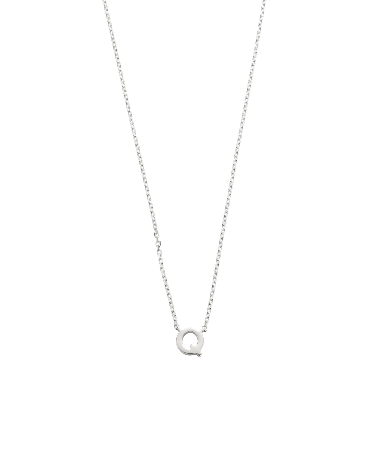 PETITE INITIAL NECKLACE (STERLING SILVER)