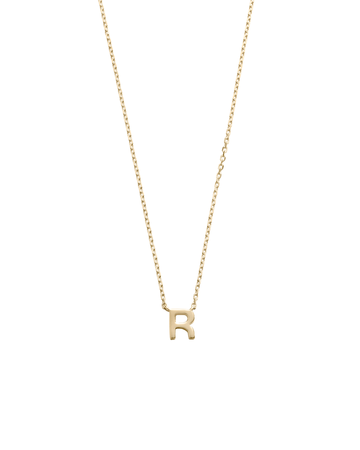 PETITE INITIAL NECKLACE (9K GOLD)