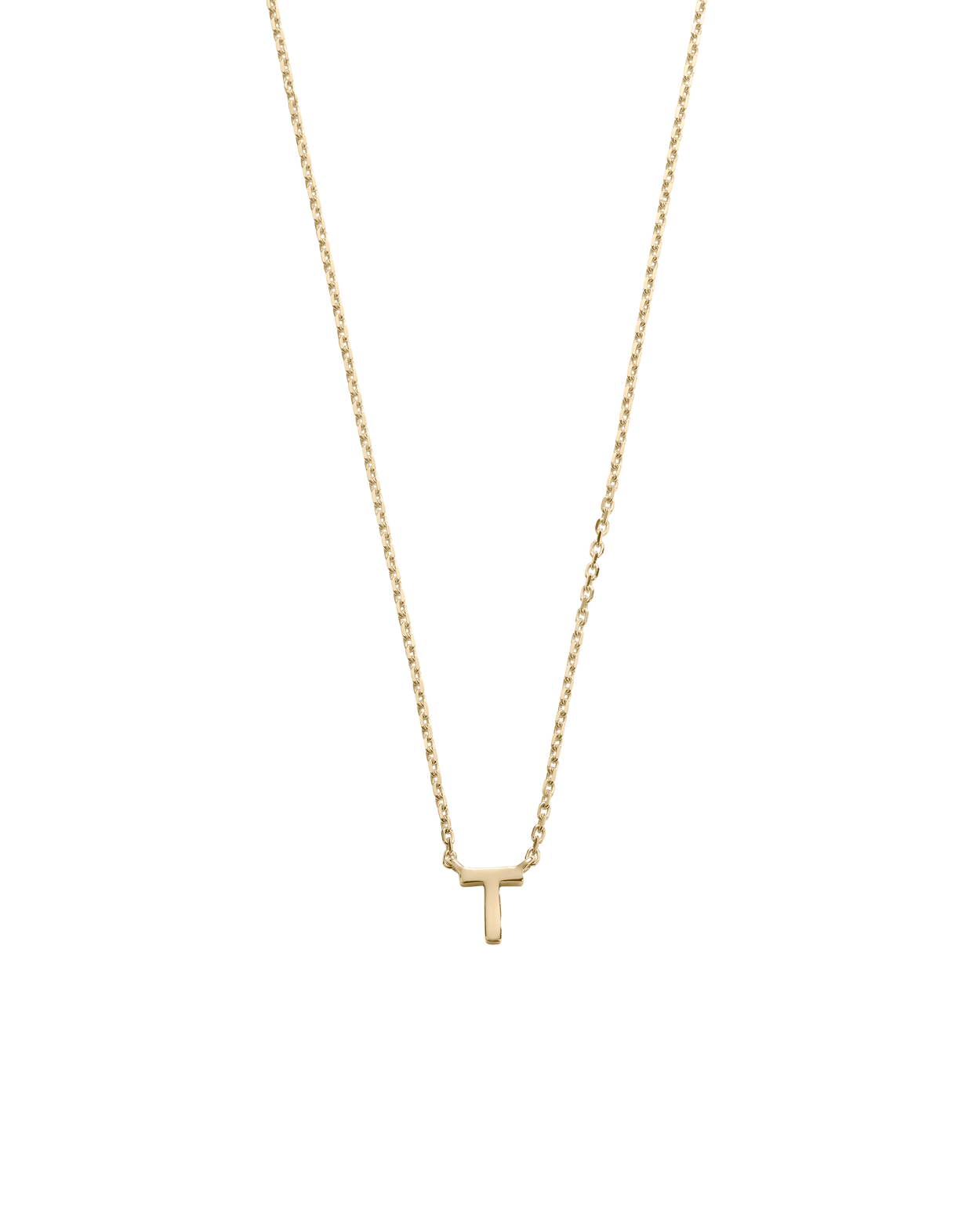 PETITE INITIAL NECKLACE (9K GOLD)