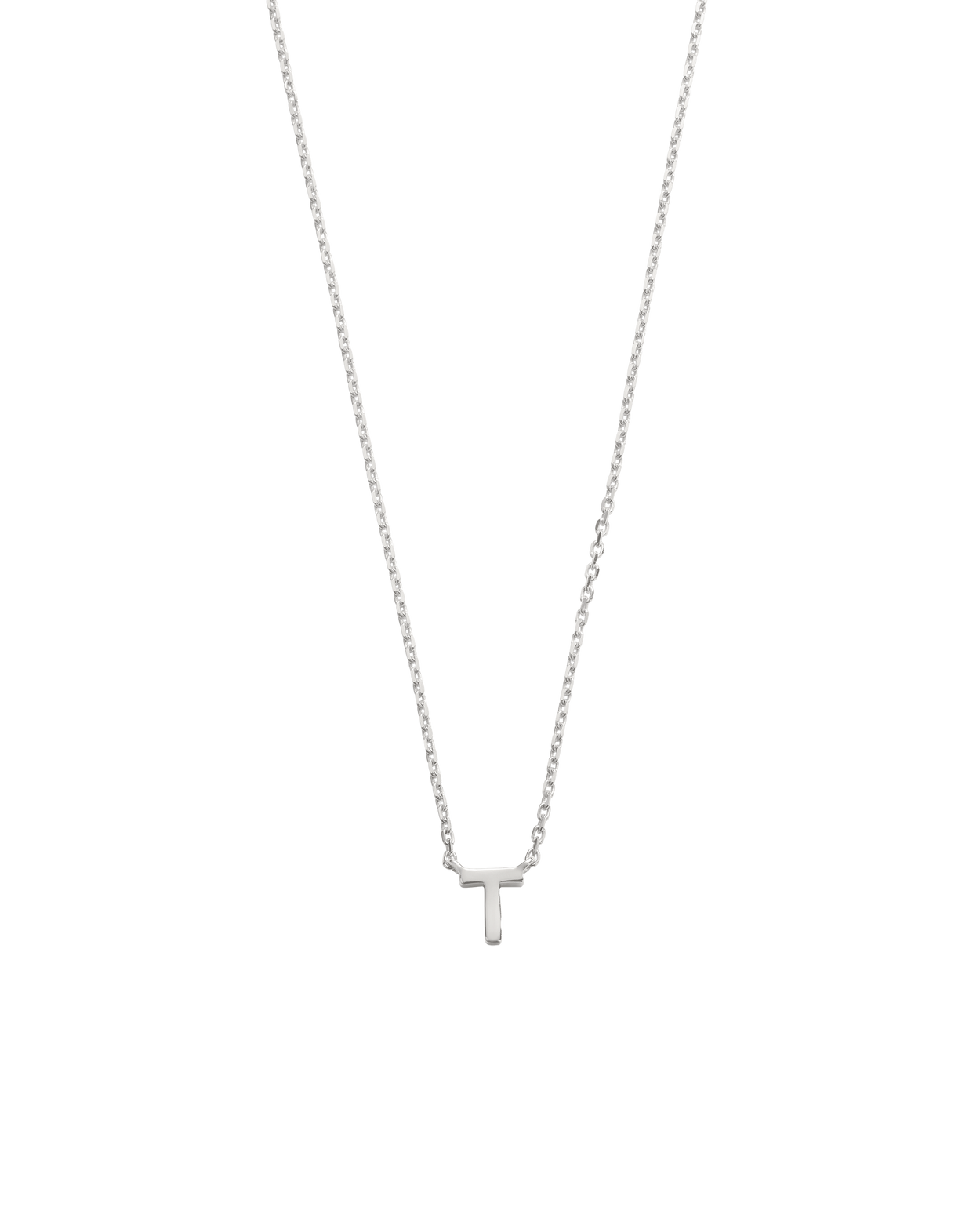 PETITE INITIAL NECKLACE (STERLING SILVER)