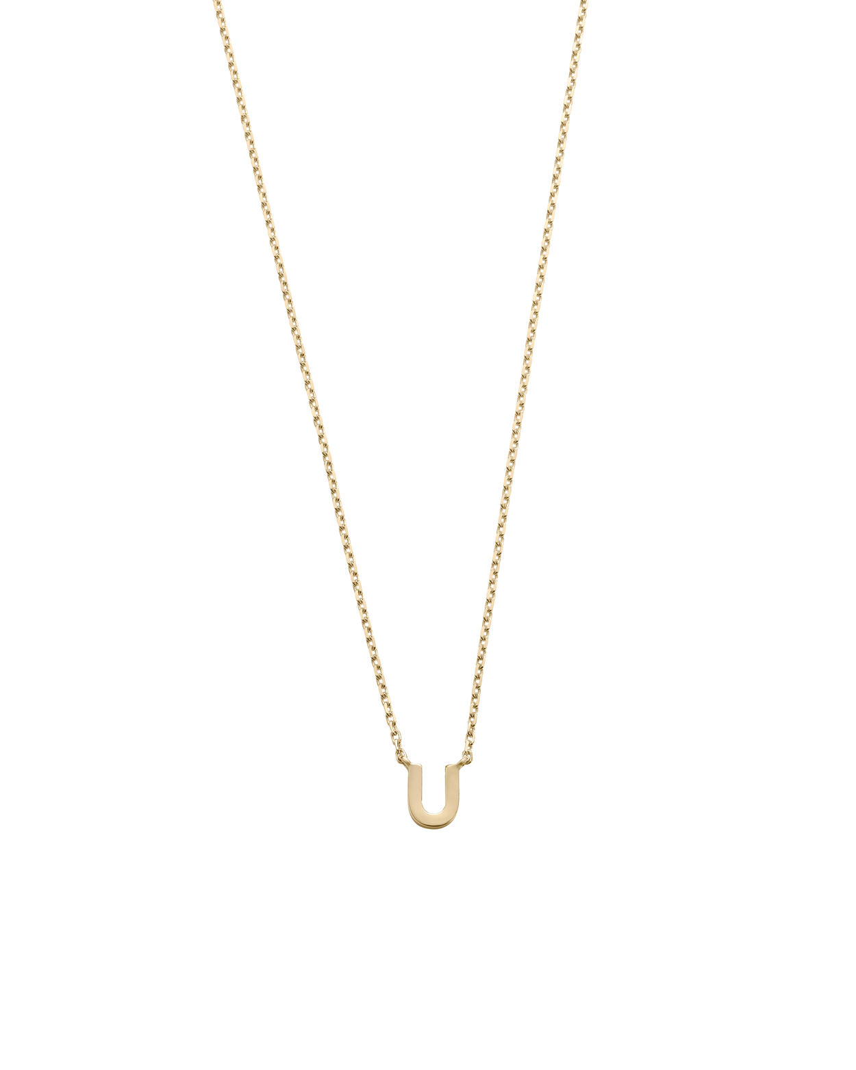 PETITE INITIAL NECKLACE (9K GOLD)