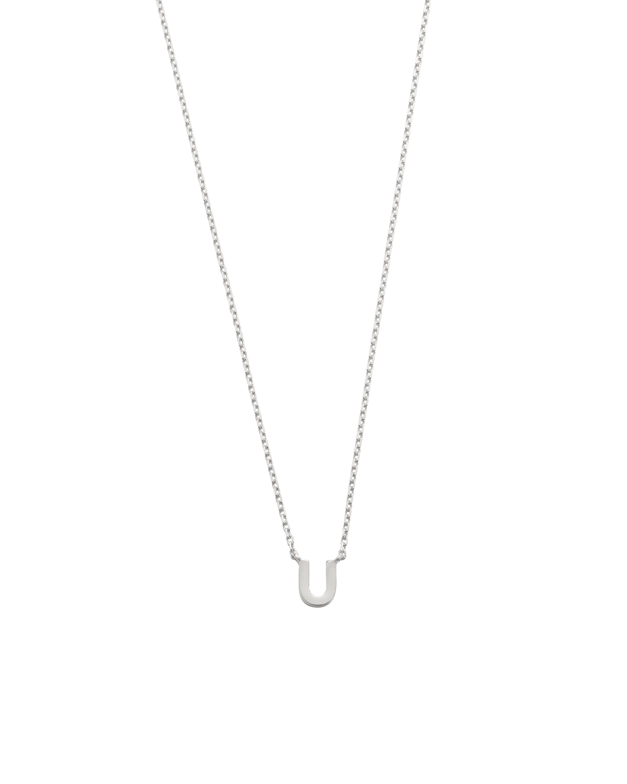 PETITE INITIAL NECKLACE (STERLING SILVER)
