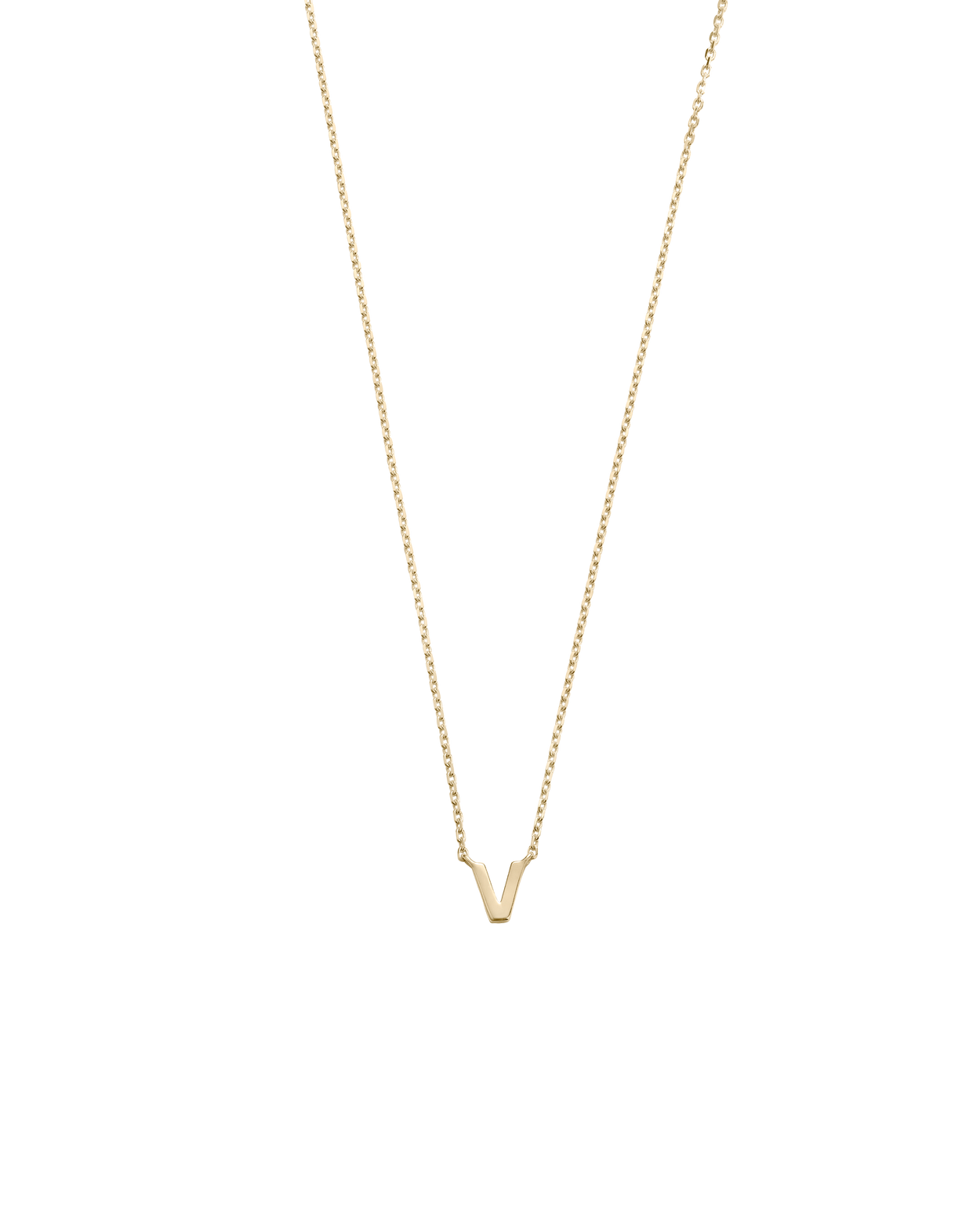 PETITE INITIAL NECKLACE (9K GOLD)