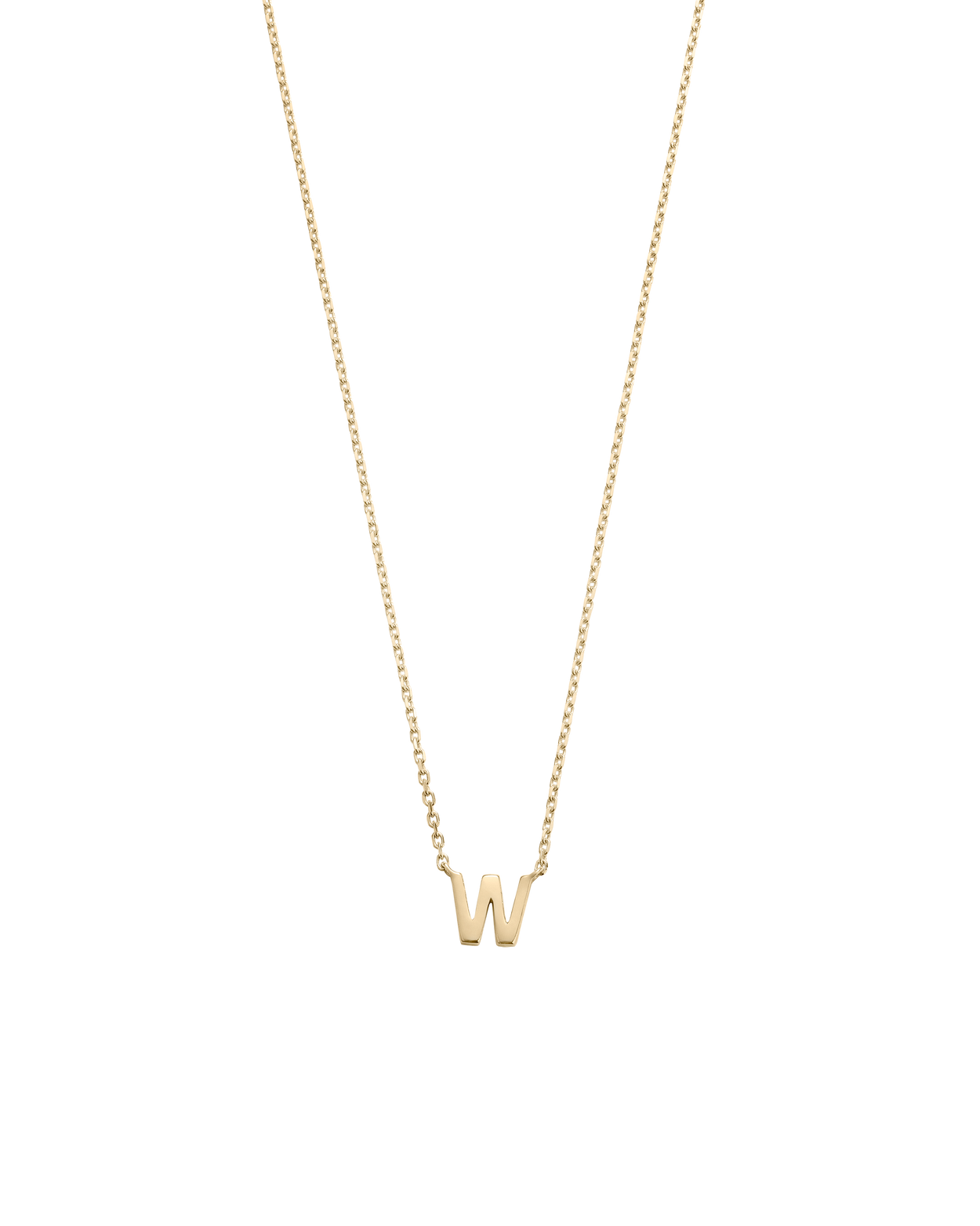 PETITE INITIAL NECKLACE (9K GOLD)