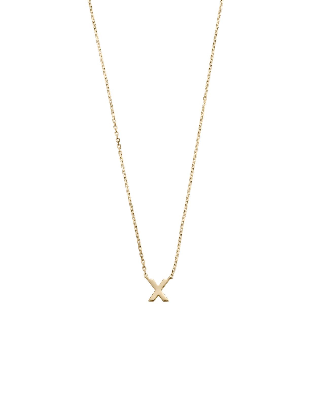 PETITE INITIAL NECKLACE (9K GOLD)
