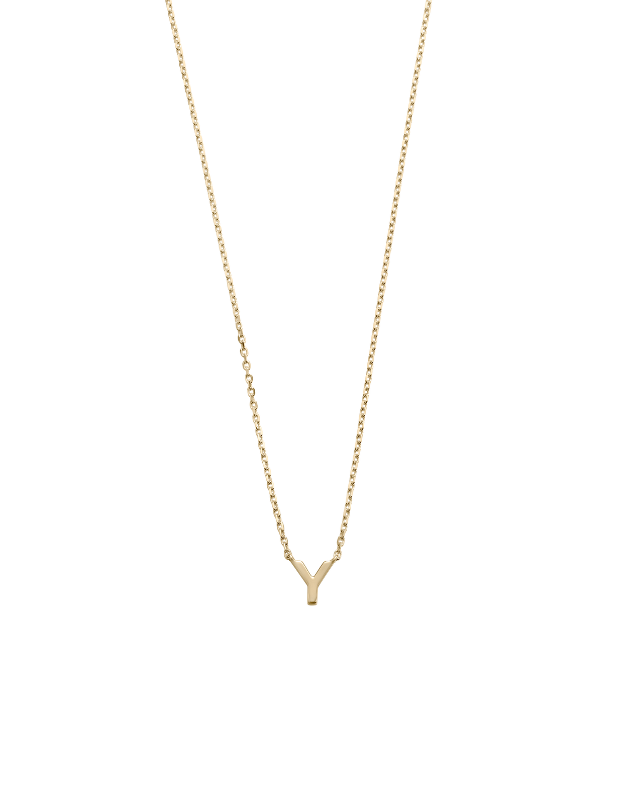 PETITE INITIAL NECKLACE (9K GOLD)