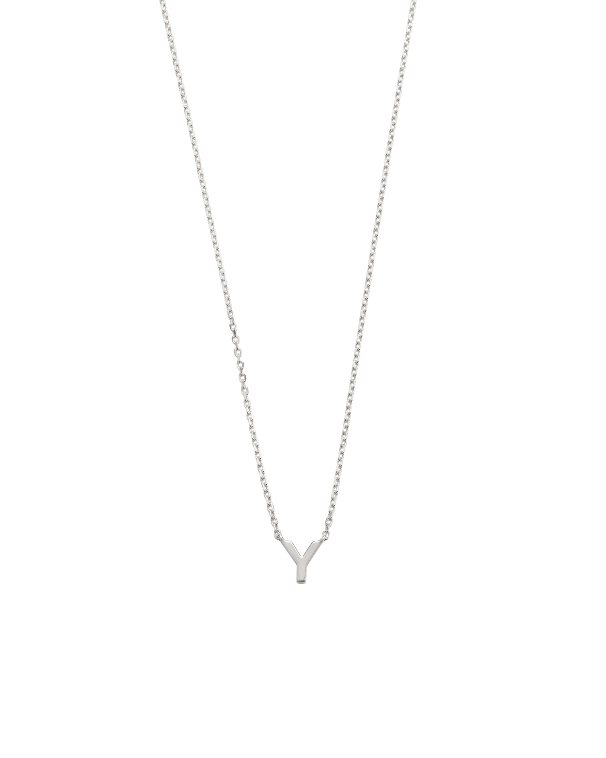 PETITE INITIAL NECKLACE (STERLING SILVER)