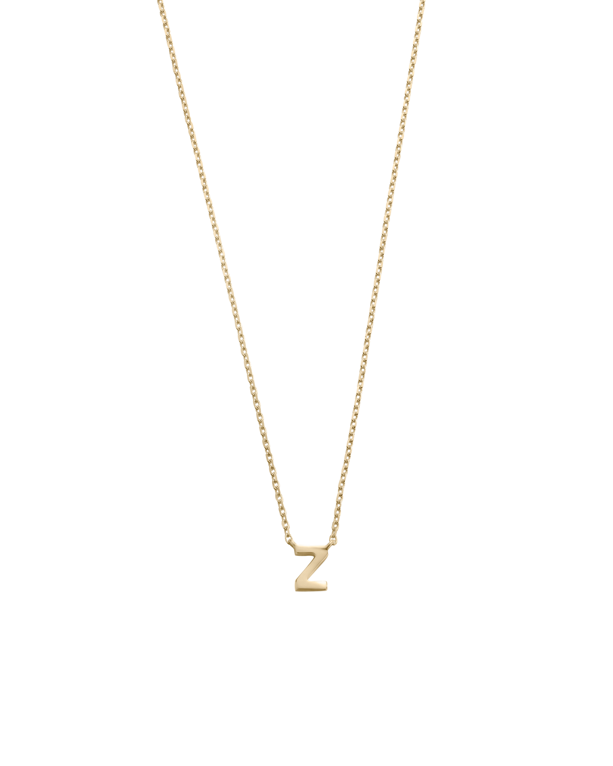 PETITE INITIAL NECKLACE (9K GOLD)