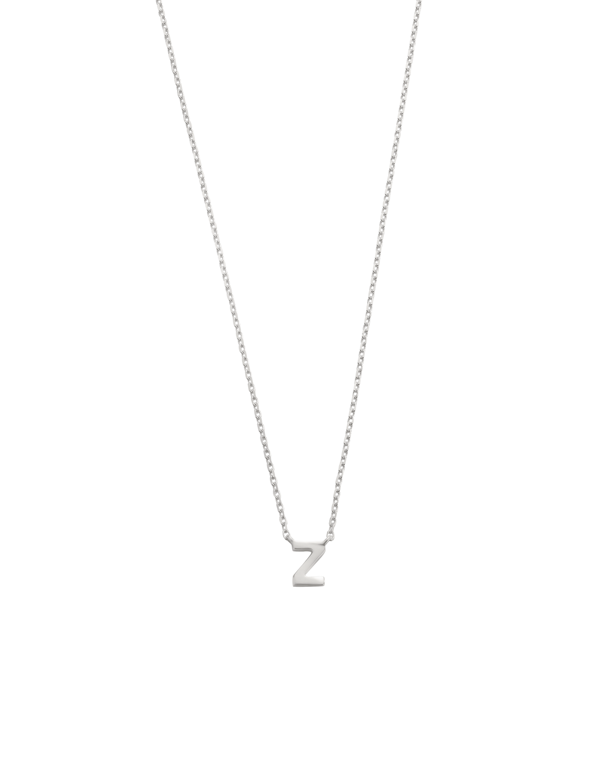 PETITE INITIAL NECKLACE (STERLING SILVER)