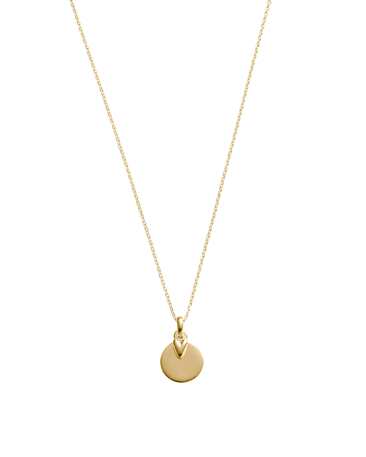 ALIGNMENT ENGRAVABLE NECKLACE (18K GOLD VERMEIL)