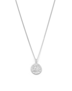 AQUARIUS PETITE ZODIAC NECKLACE (STERLING SILVER) IMAGE 1
