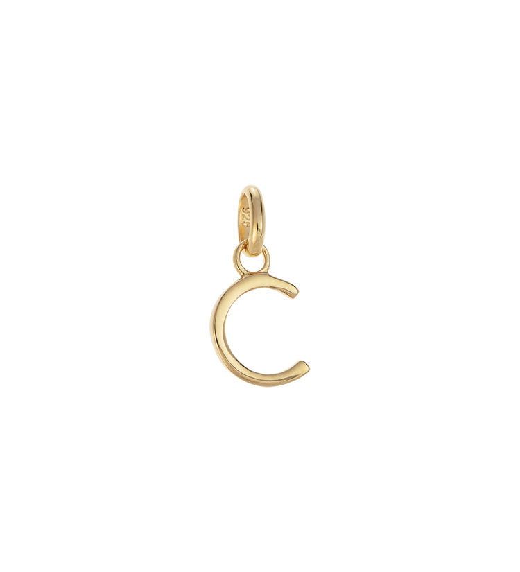 OUTLINE INITIAL A-Z (18K GOLD VERMEIL) IMAGE 10