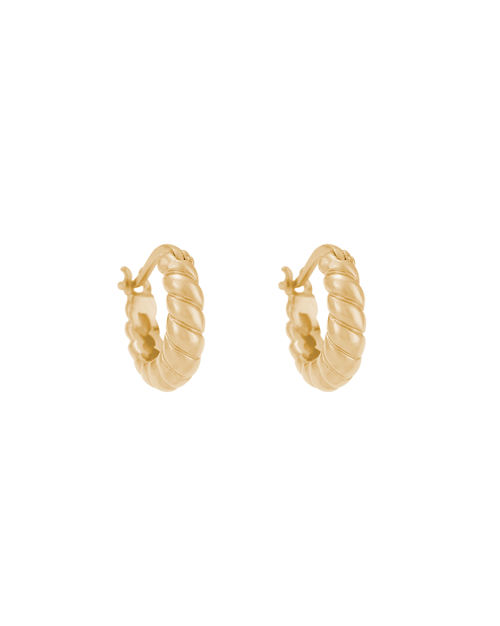 CYPRESS HOOPS (18K GOLD PLATED)