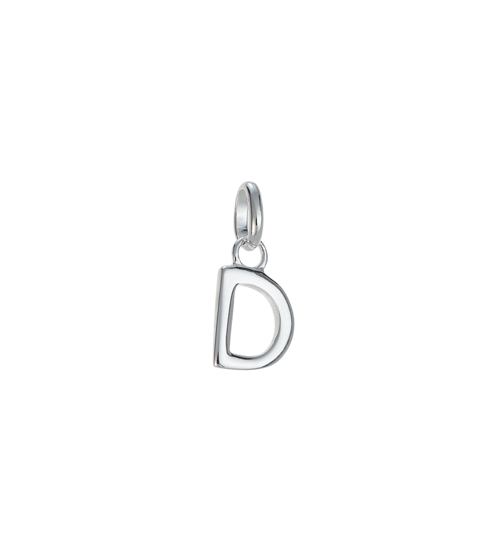 OUTLINE INITIAL A-Z (STERLING SILVER)