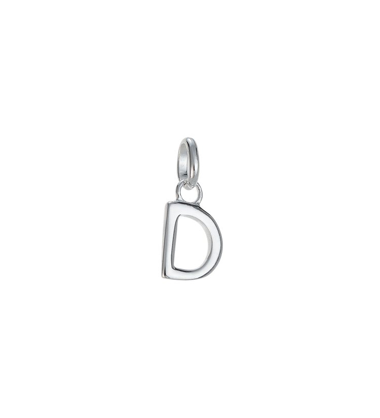 OUTLINE INITIAL A-Z (STERLING SILVER) IMAGE 9