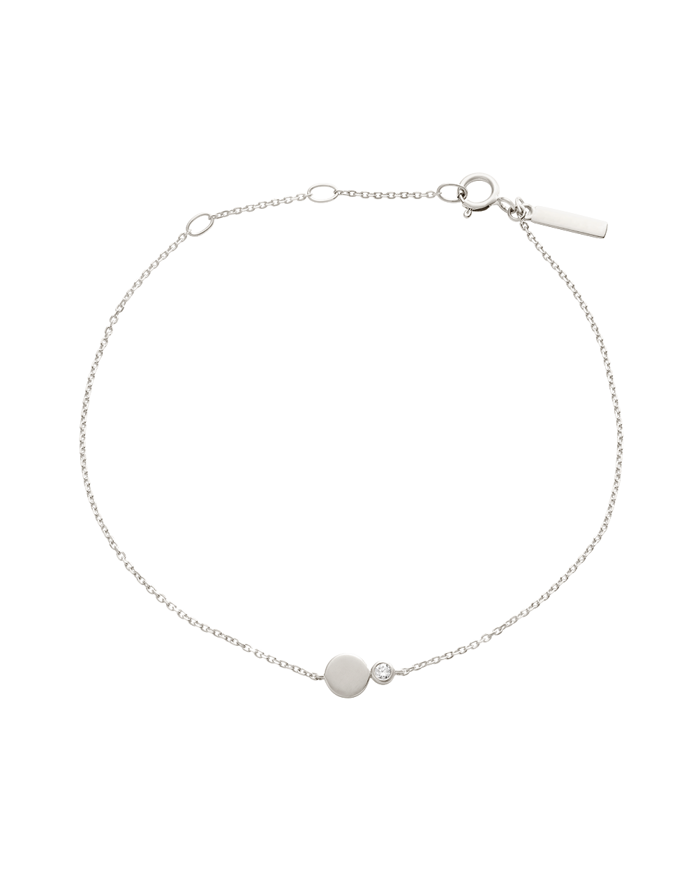 EVERLAST DIAMOND ENGRAVABLE BRACELET (STERLING SILVER)