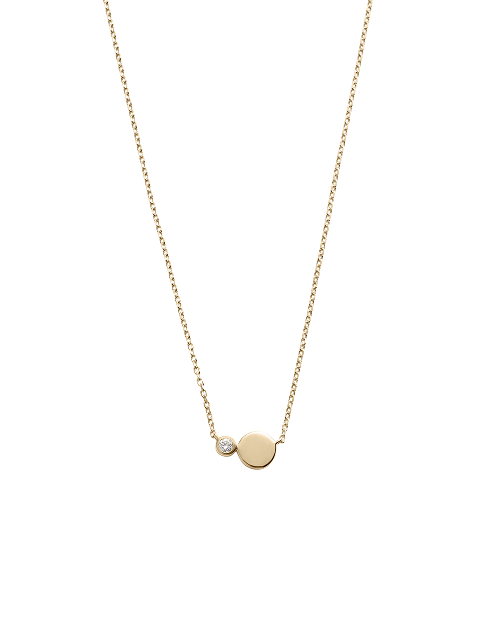 EVERLAST DIAMOND ENGRAVABLE NECKLACE (9K GOLD)