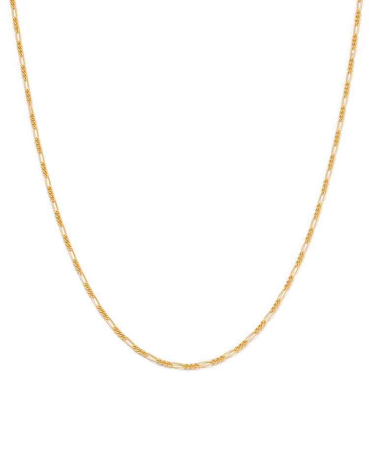 ECHO CHAIN NECKLACE (18K GOLD PLATED)