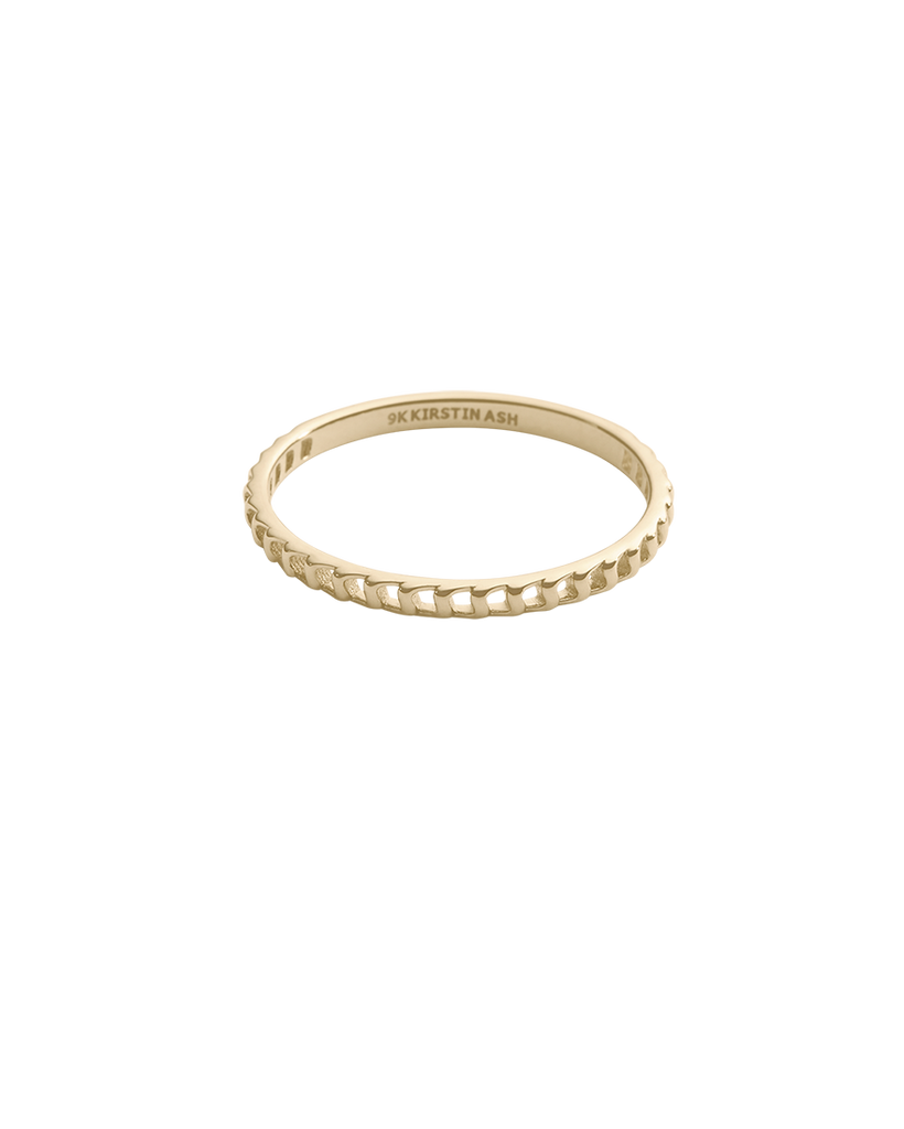 ELEMENTAL CHAIN RING (9K GOLD) – KIRSTIN ASH (Australia)