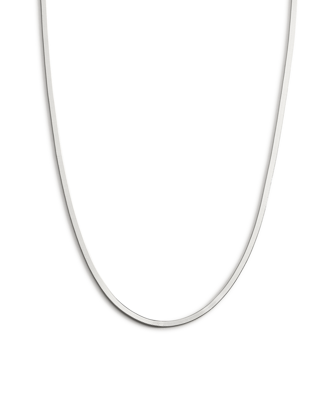 ELEMENTAL HERRINGBONE CHAIN (STERLING SILVER)