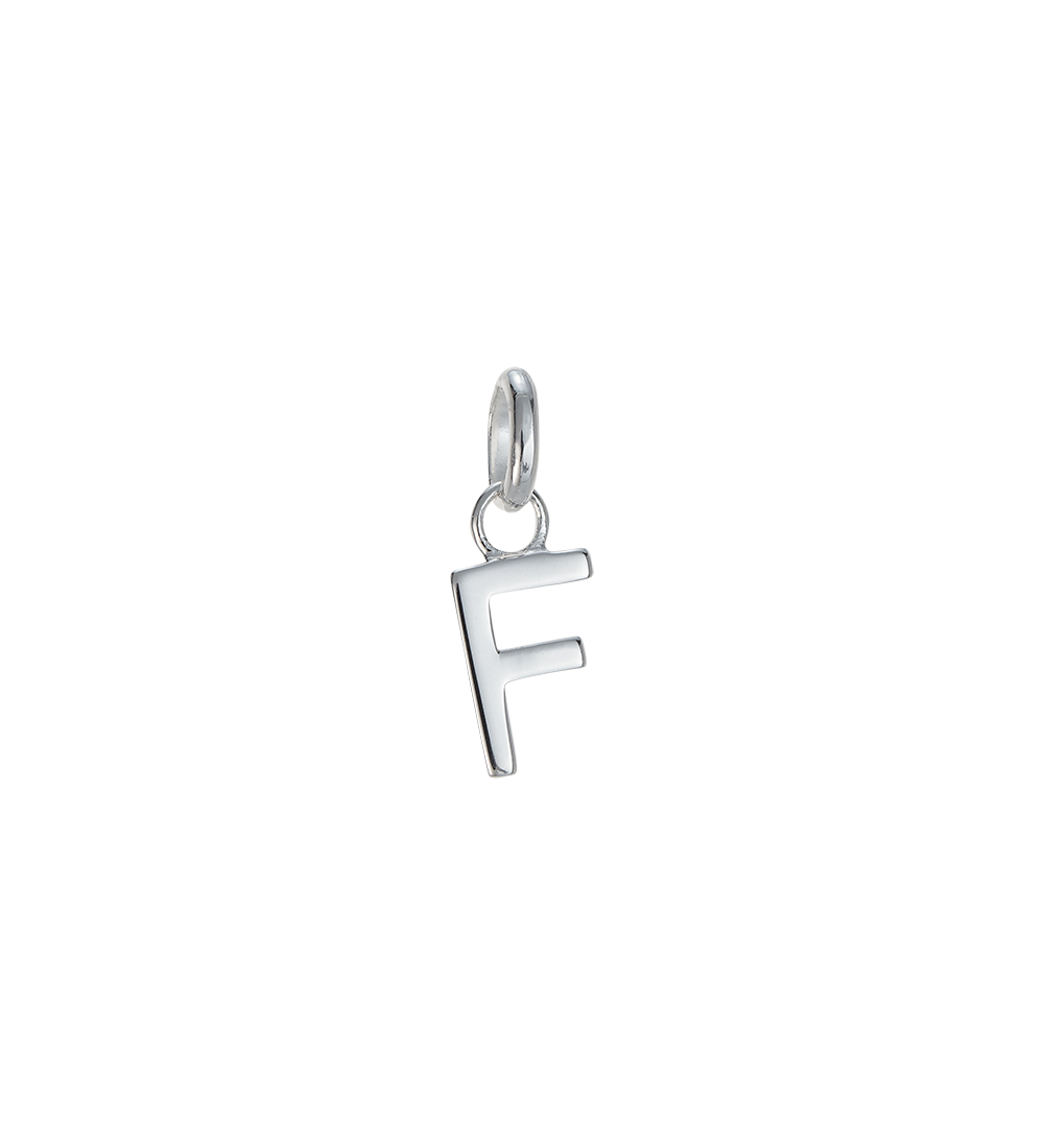 OUTLINE INITIAL A-Z (STERLING SILVER)