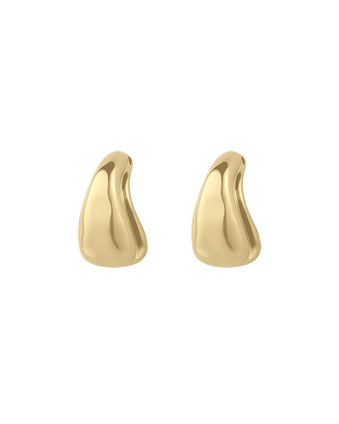 FLOAT OVERSIZED STUDS (18K GOLD PLATED)