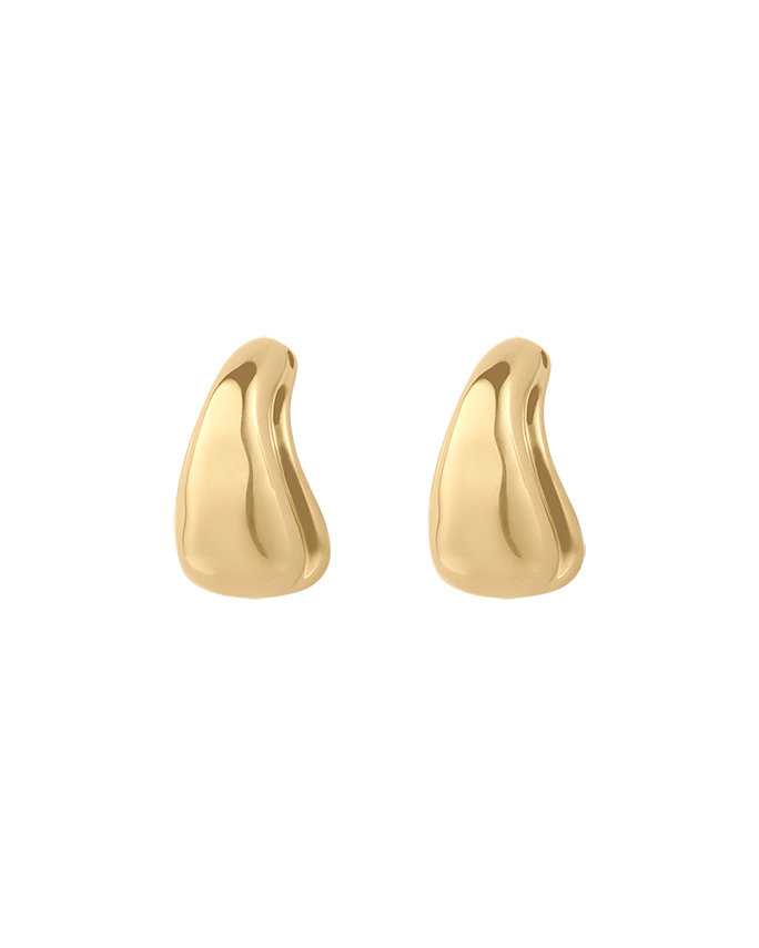 FLOAT OVERSIZED STUDS (18K GOLD PLATED)