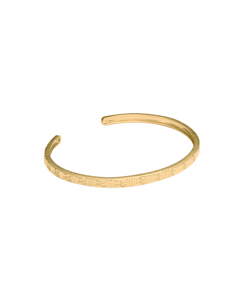 GLISTEN CUFF (18K GOLD PLATED)