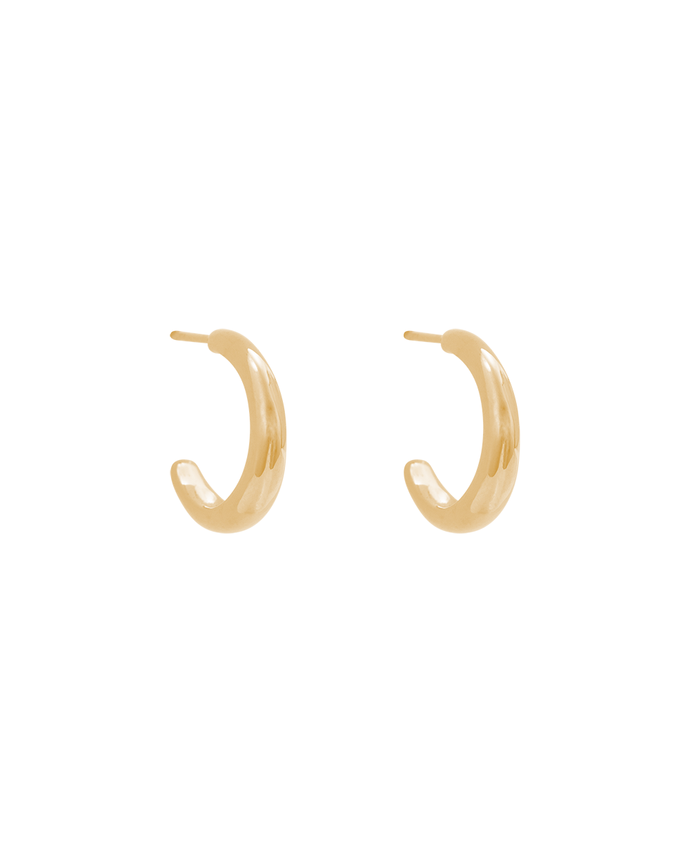 GRACE INFINITY HOOPS (18K GOLD PLATED)