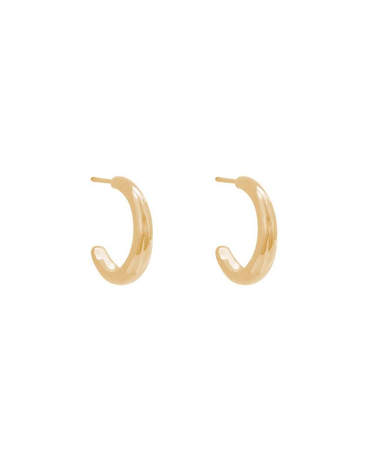 GRACE INFINITY HOOPS (18K GOLD PLATED)