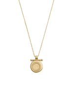 INDIGO COIN NECKLACE (18K GOLD VERMEIL)