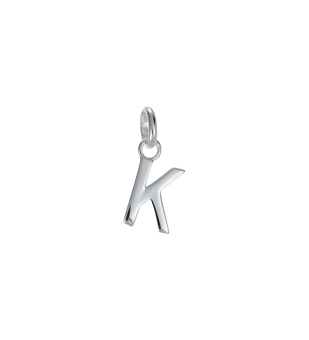 OUTLINE INITIAL A-Z (STERLING SILVER)