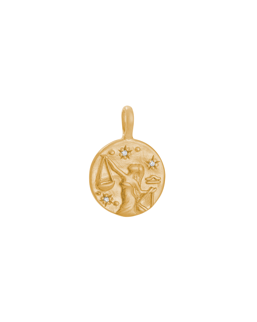 LIBRA PETITE ZODIAC (18K GOLD VERMEIL)