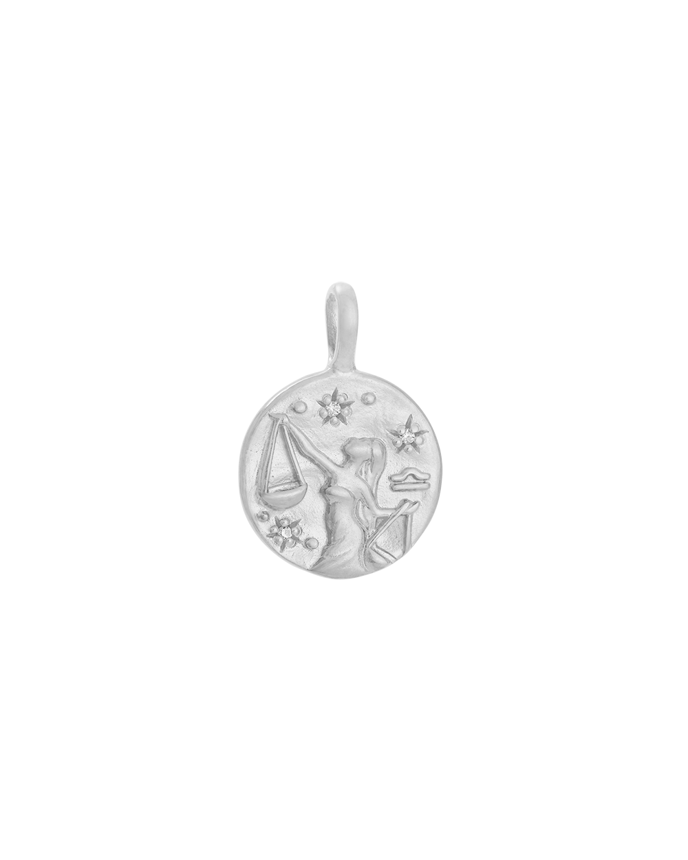 LIBRA PETITE ZODIAC (STERLING SILVER)