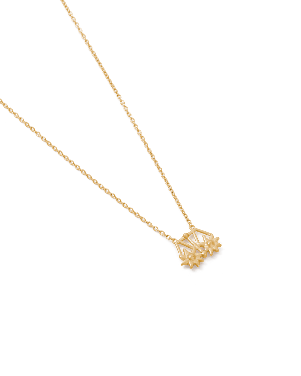 LIBRA STAR SIGN NECKLACE (18K GOLD VERMEIL)