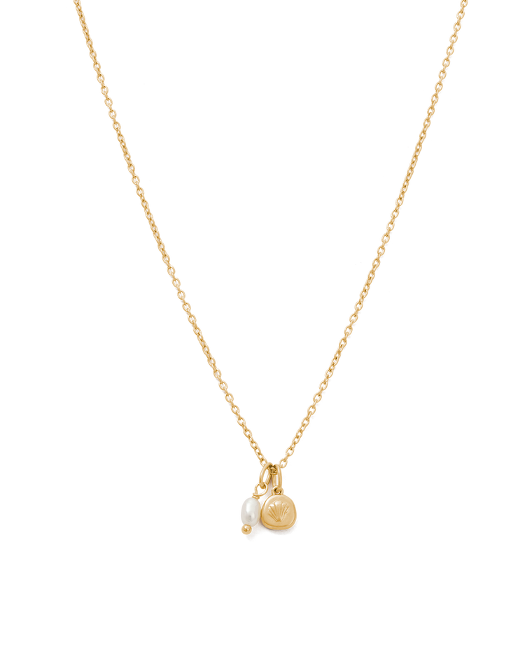 Daffodil Small Silver & Gold Vermeil Necklace - Scarlett Jewellery