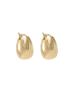 MONDO HOOPS (18K GOLD PLATED) IMAGE 1