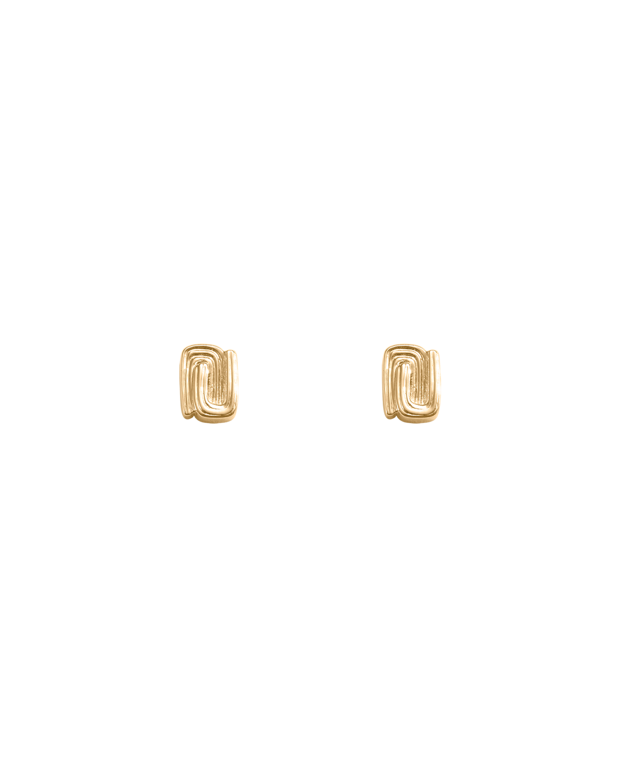 MONDO STUDS (18K GOLD PLATED) IMAGE 1