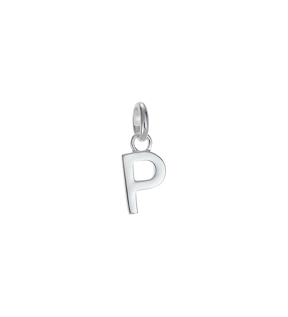 OUTLINE INITIAL A-Z (STERLING SILVER)