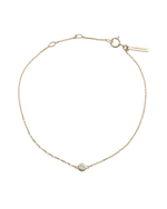 PETITE BIRTHSTONE BRACELET (9K GOLD) APRIL