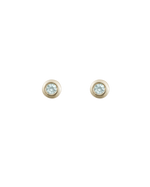 PETITE BIRTHSTONE STUDS (9K GOLD) IMAGE 8