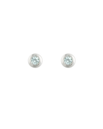 PETITE BIRTHSTONE STUDS (STERLING SILVER) IMAGE 9
