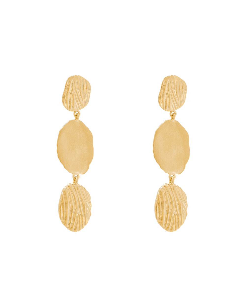 REFLECTION EARRINGS (18K GOLD PLATED)