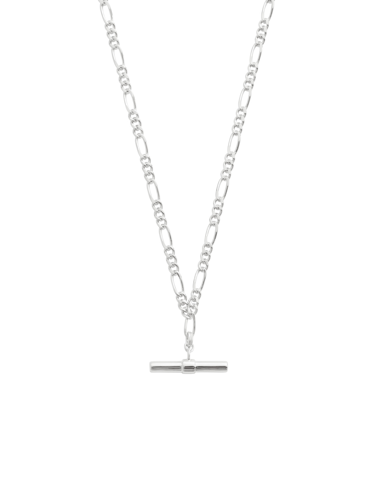 RHYTHM T-BAR NECKLACE (STERLING SILVER)