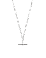 RHYTHM T-BAR NECKLACE (STERLING SILVER)