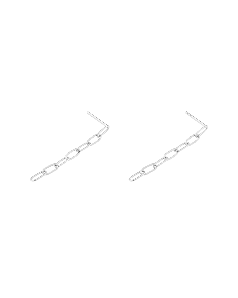 RUE CHAIN EARRING (STERLING SILVER)