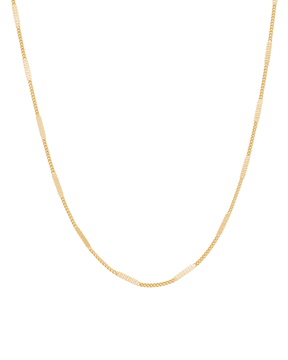 SHIFT CHAIN NECKLACE (18K GOLD PLATED)