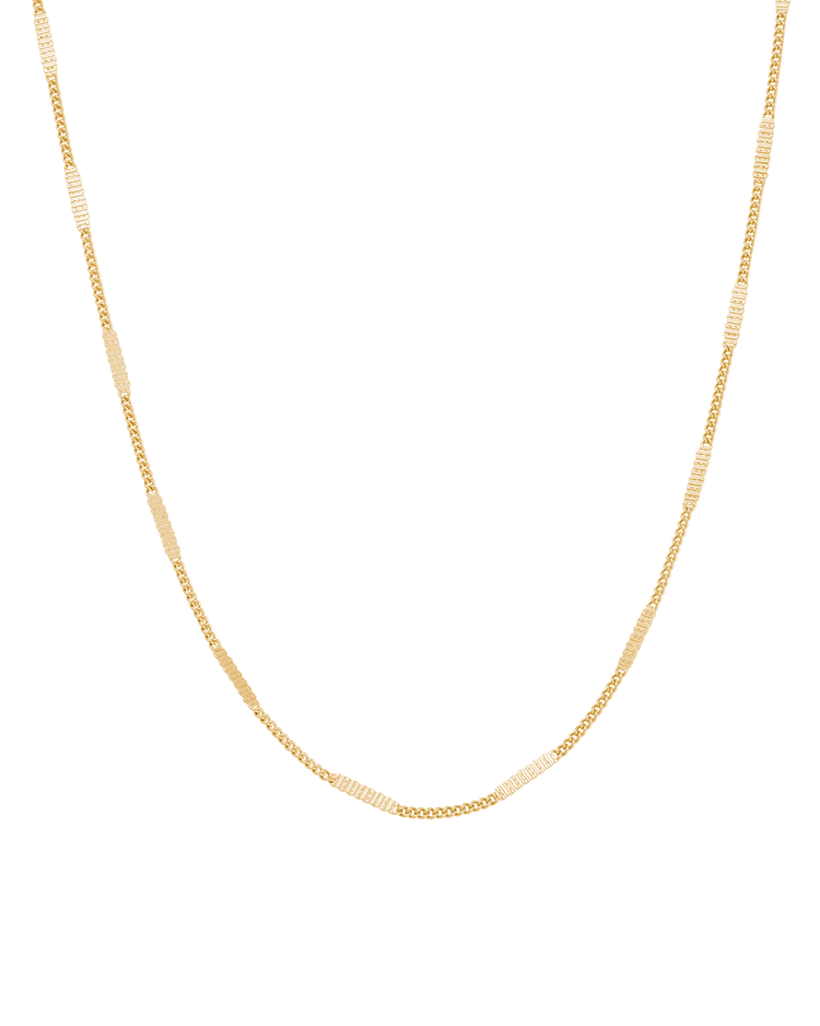 SHIFT CHAIN NECKLACE (18K GOLD PLATED)