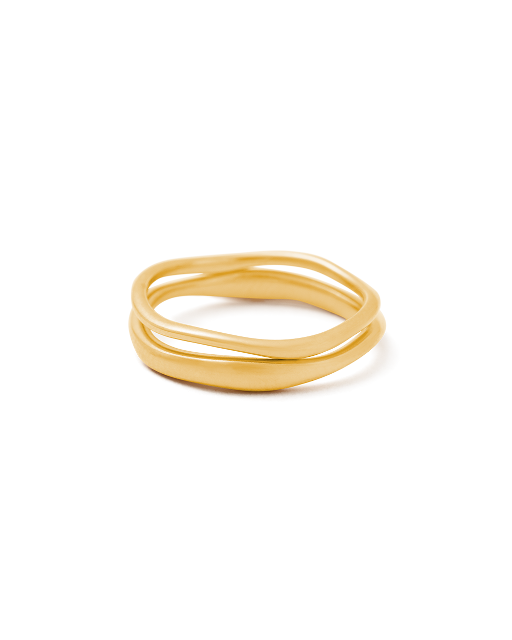 SHIFT STACKING RING 18K GOLD VERMEIL