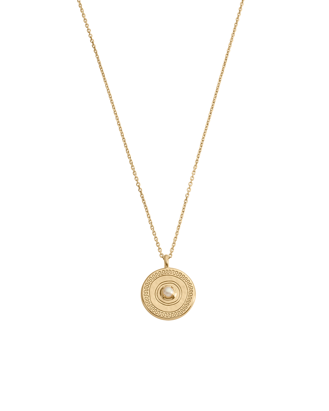 SOLACE COIN NECKLACE (18K GOLD VERMEIL)